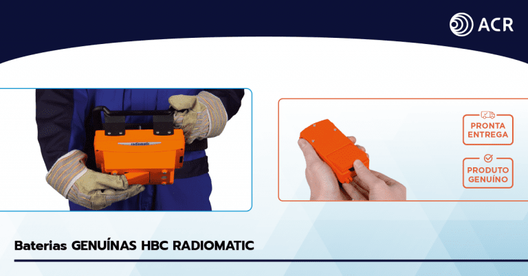 Baterias genuínas para controle remoto HBC-Radiomatic