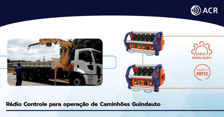 Rádio Controle para operação de caminhões Guindauto