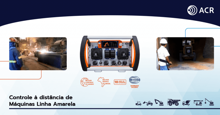 Radio Controle para Máquinas da Linha Amarela