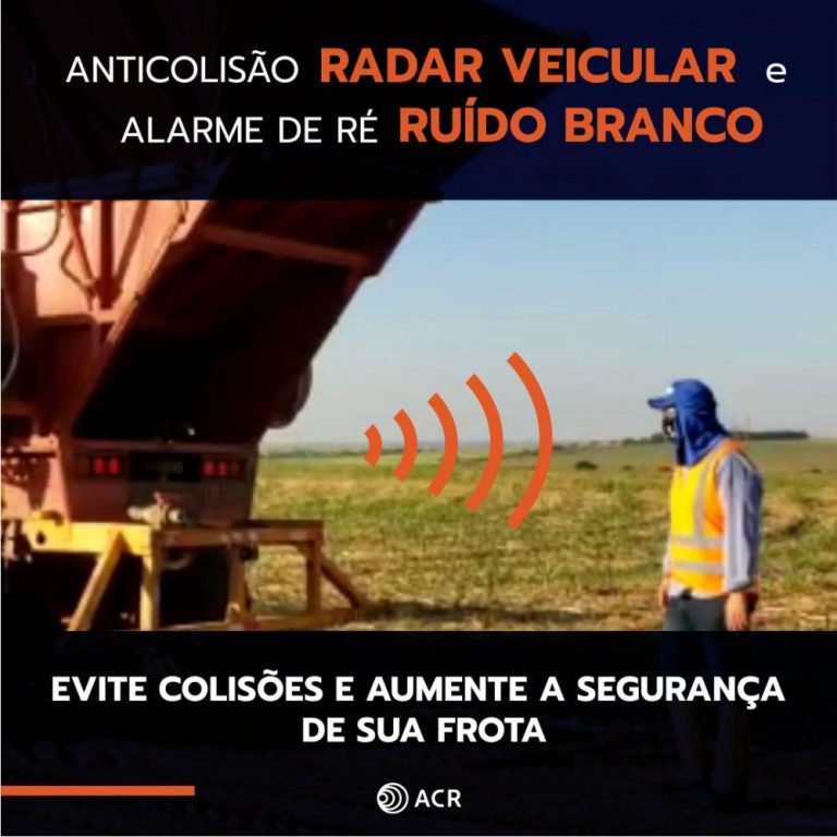 Radar rAAV e Alarme Ruído Branco wSAV | Evite colisões e aumente a segurança de sua frota!