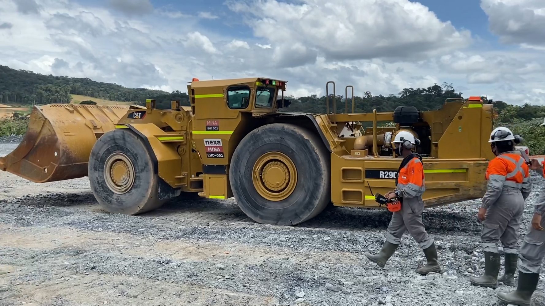 Radio Controle para Carregadeira Subterrânea
