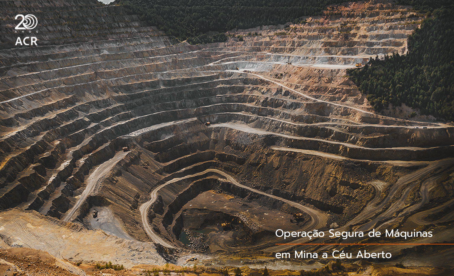 Operação segura de máquinas em minas de lavra a céu aberto
